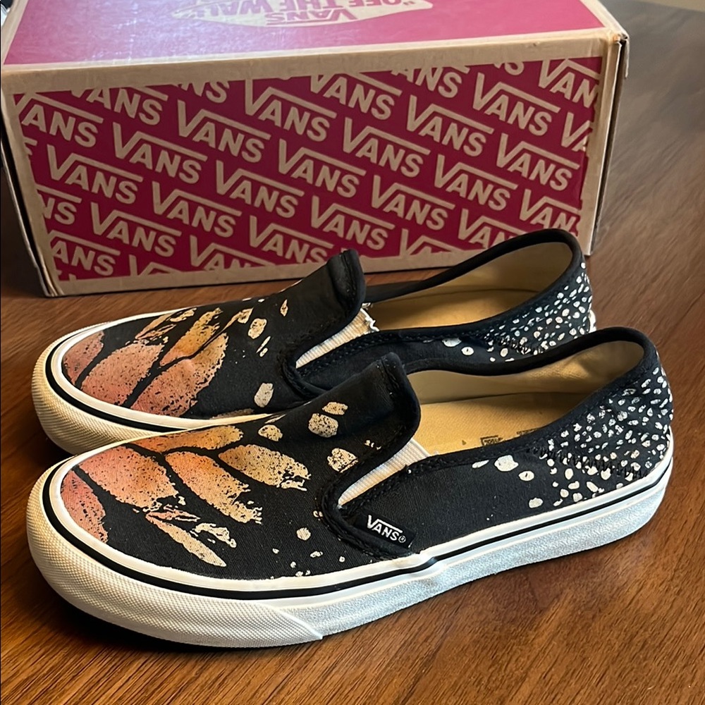 Abstract monarch wing Vans 🦋